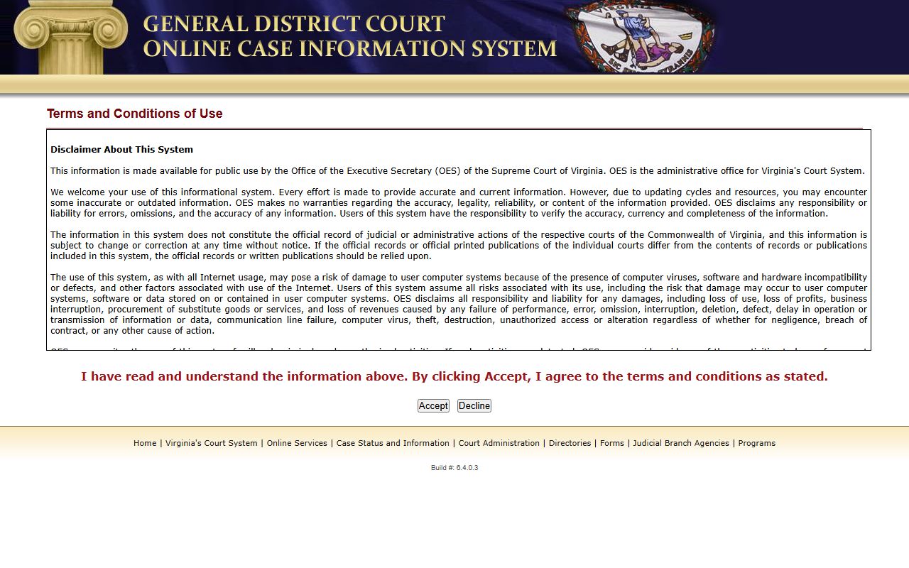 Floyd County court records after arrest Virginia General District Court search